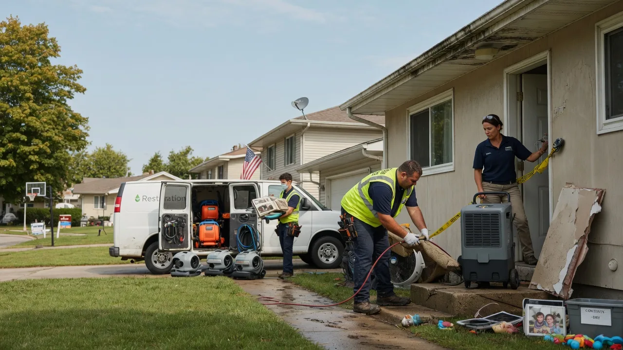 Water Damage Restoration in Arenzville, IL near me